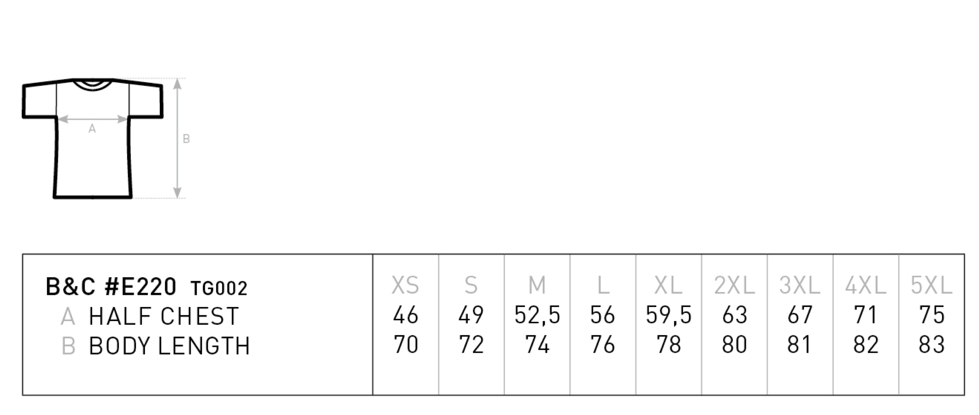 B&C: #E220 T TG002 B&C: #E220 T TG002